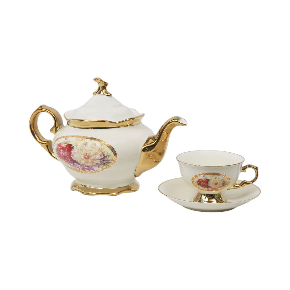 COFFEE SET ROYAL BISTRO 17 PCS J1822-B Default Title - MamasJan Crockery