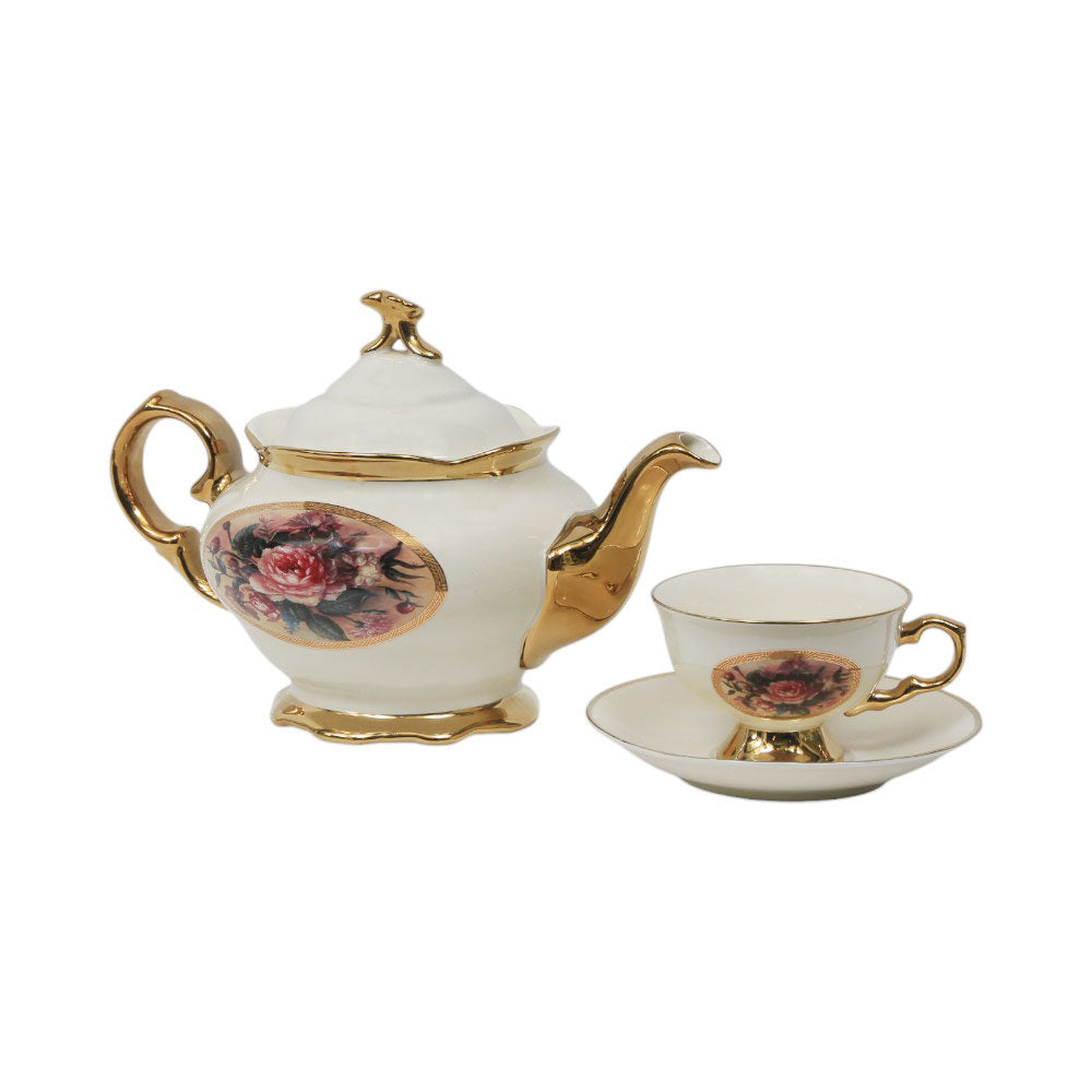 COFFEE SET ROYAL BISTRO 17 PCS J1822-F Default Title - MamasJan Crockery