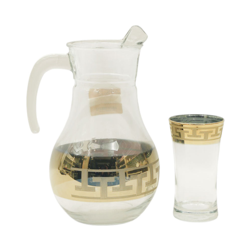DECANDER SET 7PC PSB HAND CUT GOLD AZUR 97055-HGB022 Default Title - MamasJan Crockery