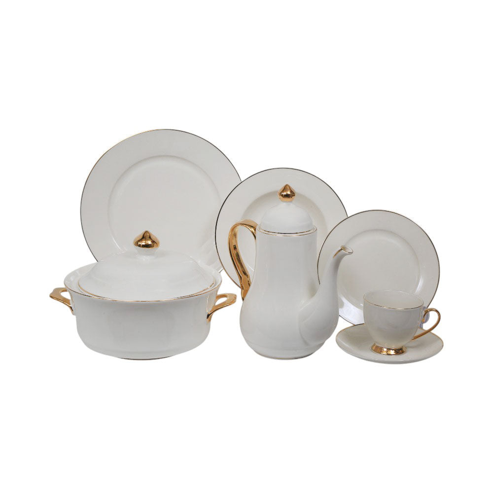 DINNER SET BONE CHINA 61PC GGK-TXAP Default Title - MamasJan Crockery