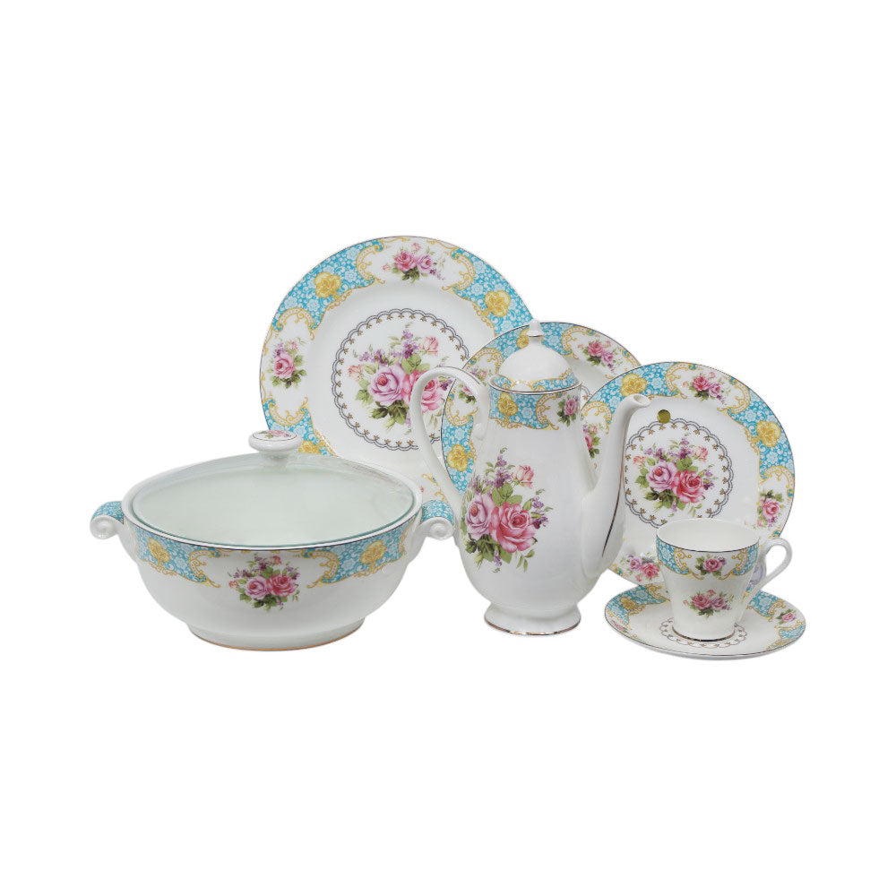 DINNER SET JOHNWOOD 87PC A21F06G Default Title - MamasJan Crockery
