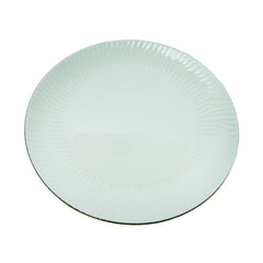 PLATE QUARTER 9INCH IR ZEBRA EMBOSSED B Default Title - MamasJan Crockery