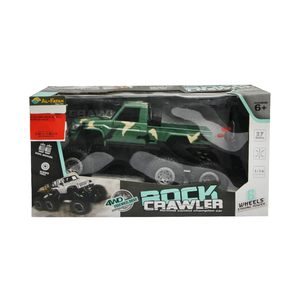Ht128 Army Rock Crawler Jeep Ir (6+ Year) Default Title - MamasJan Toys
