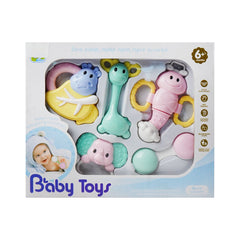6805-2 BABY RATTLE SET 5PC A.I Default Title - MamasJan Toys