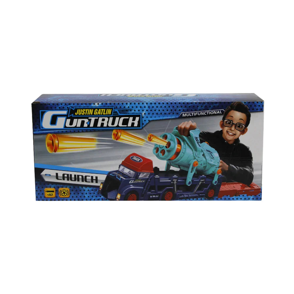 K179A10 Soft Dart Gun With Truck M.T Default Title - MamasJan Toys