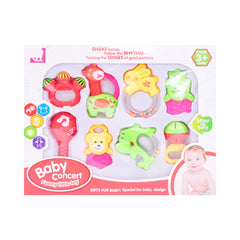 D11 BABY RATTLE SET 8PC A.I Default Title - MamasJan Toys