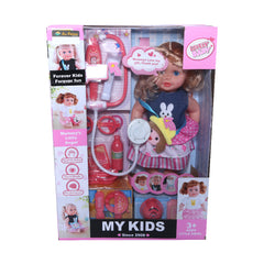 8121-01 LOVELY BABY DOCTOR DOLL SET D Default Title - MamasJan Toys