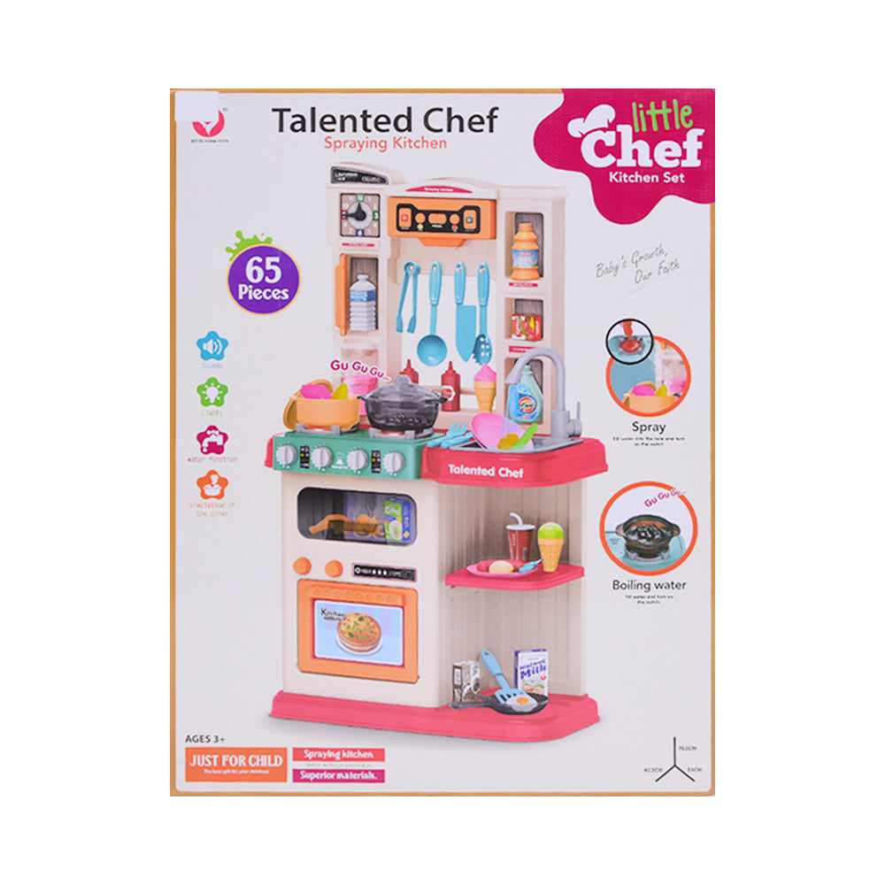 922-115 LITTLE CHEF KITCHEN SET D Default Title - MamasJan Toys