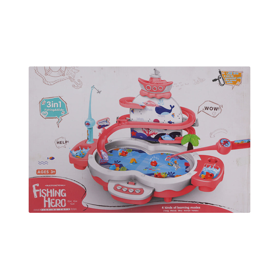 1567-9C FISHING & SLIDE 3IN1 GAME H.D Default Title - MamasJan Toys