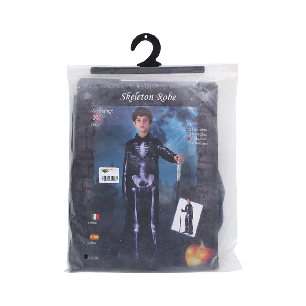 B-0250 H-W SKELETON ROBE COSTUME H.B Default Title - MamasJan Toys