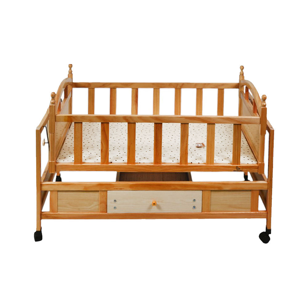 BABY WOODEN CRADDLE 5611 BBZ Default Title - MamasJan Toys
