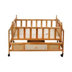 BABY WOODEN CRADDLE 5611 BBZ Default Title - MamasJan Toys