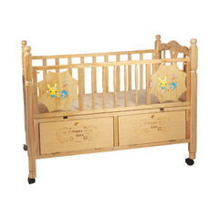 BABY WOODEN COT 817 BBZ Default Title - MamasJan Toys