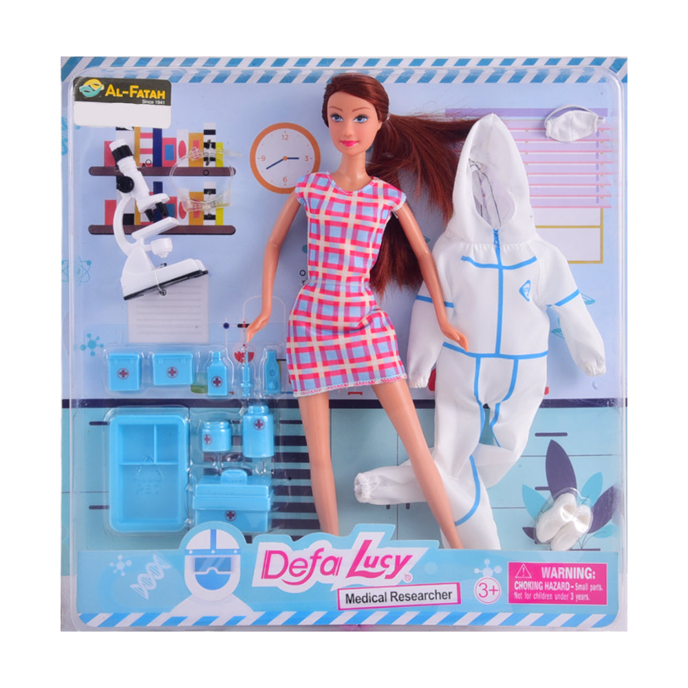 8482 DEFA LUCY MEDICAL RESEARCHER DOLL H.B Default Title - MamasJan Toys