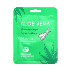 SKIN O2 ALOE VERA MOISTURIZING & REJUVENATING FACE MASK 25 M Default Title - MamasJan skincare