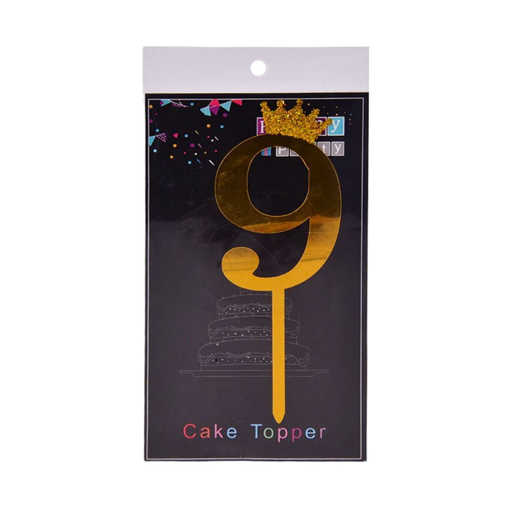 CELEBRATIONS CAKE TOPPER NUMBER CROWN Default Title - MamasJan Toys