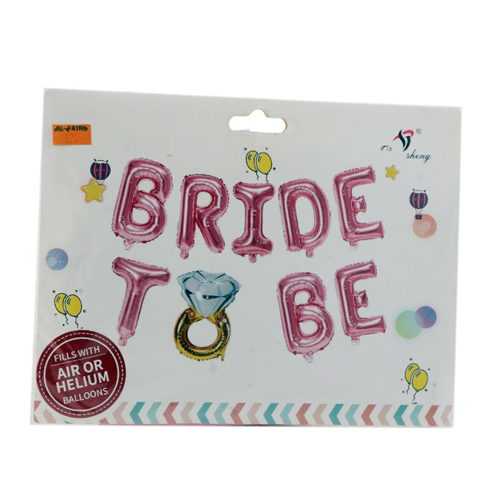 CELEBRATIONS FOIL BALLOON BRIDE TO BE Default Title - MamasJan Toys