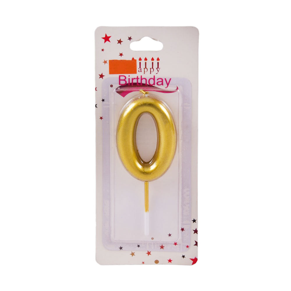 CELEBRATIONS NUMBER CANDLE METALLIC Default Title - MamasJan Toys
