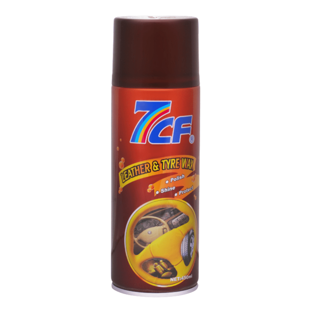CAR BOULEVARD 7CF LEATHER AND TYRE WAX CHOCOLATE 450ML Default Title - MamasJan Grocery Nonfood