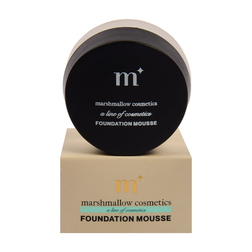 MARSHMALLOW MOUSSE FOUNDATION 18G MEDIUM - MamasJan Makeup
