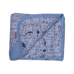 BABY COTTON WRAPPING SHEET HOODED IR BK043 MS-22 S-23 Default Title - MamasJan KidsWear