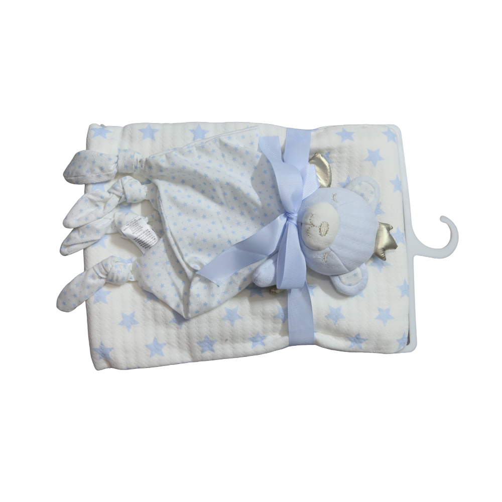 BABY COTTON WRAPPING SHAWL HOODED IR XYBL07-B MS-22 S54-55 Default Title - MamasJan KidsWear