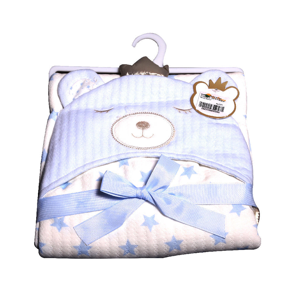 BABY WRAPPING SHAWL HOODED W TOY IR XYBL08-B MS-22 S56-57 Default Title - MamasJan KidsWear