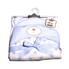 BABY WRAPPING SHAWL HOODED W TOY IR XYBL08-B MS-22 S56-57 Default Title - MamasJan KidsWear