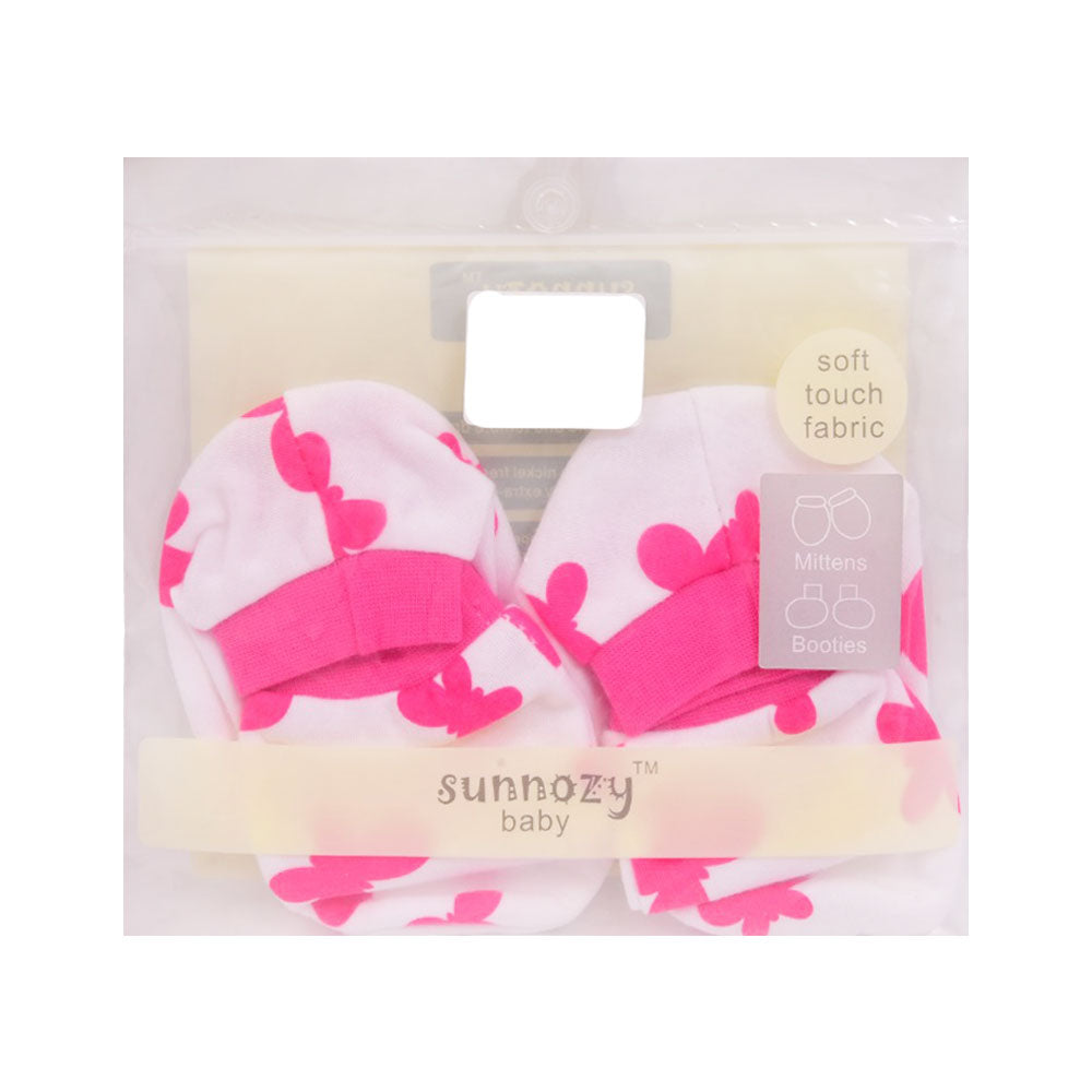 BABY MITTION & BOOTIES SET IR M-011-D MS-22 S-96 Default Title - MamasJan KidsWear