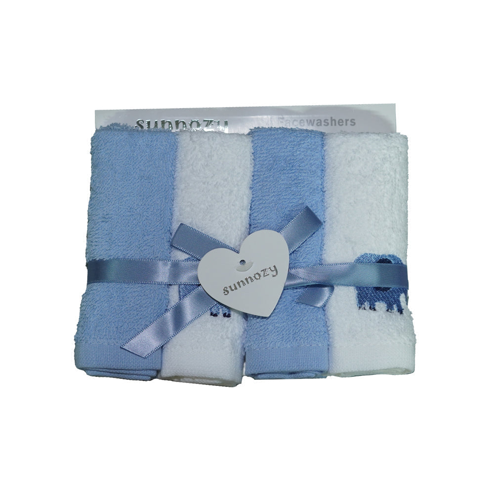 BABY FACE TOWEL 3PC PACK MW-22 CHI CLTW042-B/W Default Title - MamasJan KidsWear