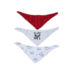 BABY BIB 3PC SET MW-22 CHI BL2009 Default Title - MamasJan KidsWear