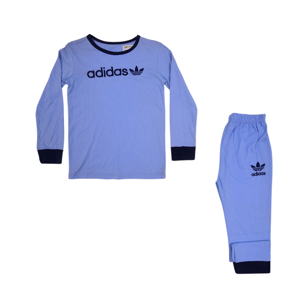 BOYS L/S 2PC SLEEPING SUIT MW-22 130 6-7 YEAR CHI 002B Default Title - MamasJan KidsWear
