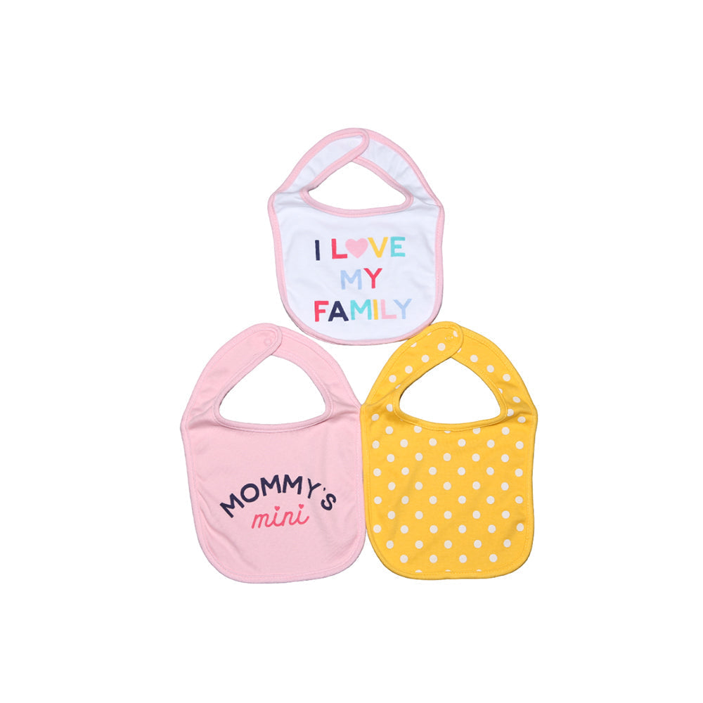 BABY BIB 3PC SET MW-22 CHI 00735CH Default Title - MamasJan KidsWear