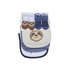 BABY BIB 3PC WITH 2 PAIR BOOTIES MW-22 CHI 17590 Default Title - MamasJan KidsWear
