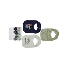 BABY BIB 3PC WITH 2 PAIR BOOTIES MW-22 CHI 17594 Default Title - MamasJan KidsWear