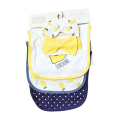 BABY BIB 3C WITH 2 HEAD BANDS MW-22 CHI 17619 Default Title - MamasJan KidsWear