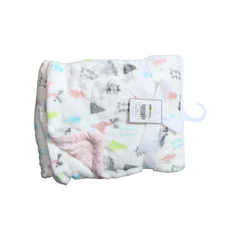 BABY FLEECE WRAPPING SHAWL MW-22 CHI MP51931 Default Title - MamasJan KidsWear