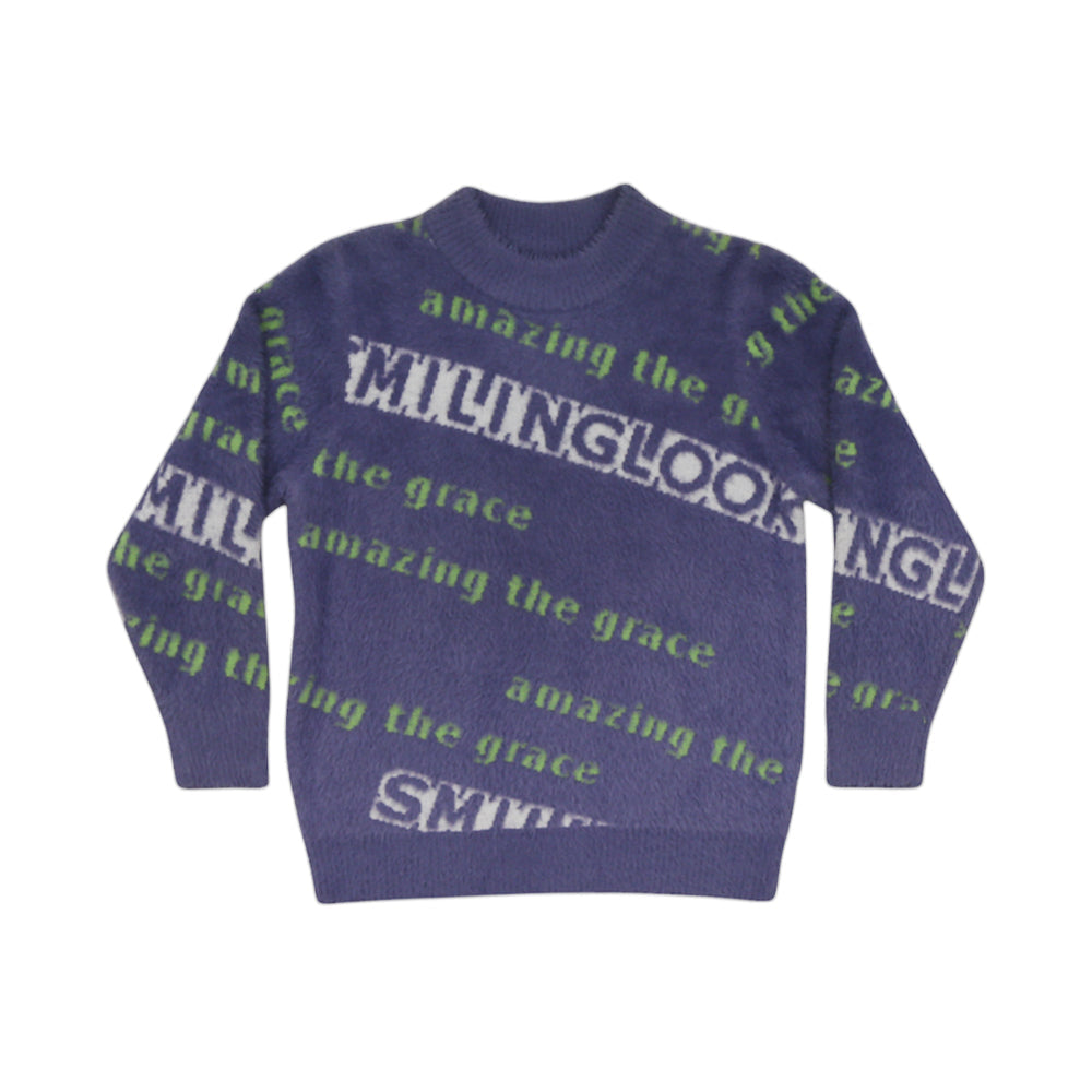 BOYS L/S ROUND NECK SWEATER MW-22 7-8 YEAR CHI TN-WH036 Default Title - MamasJan KidsWear