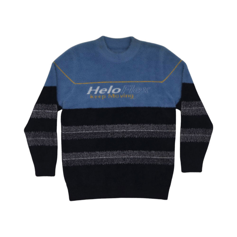 BOYS L/S ROUND NECK SWEATER MW-22 11-12 YEAR CHI TN-WH033 Default Title - MamasJan KidsWear