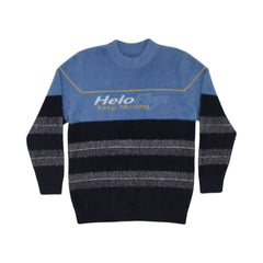 BOYS L/S ROUND NECK SWEATER MW-22 10-11 YEAR CHI TN-WH033 Default Title - MamasJan KidsWear