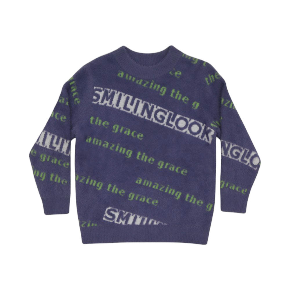 BOYS L/S ROUND NECK SWEATER MW-22 9-10 YEAR CHI TN-WH036 Default Title - MamasJan KidsWear