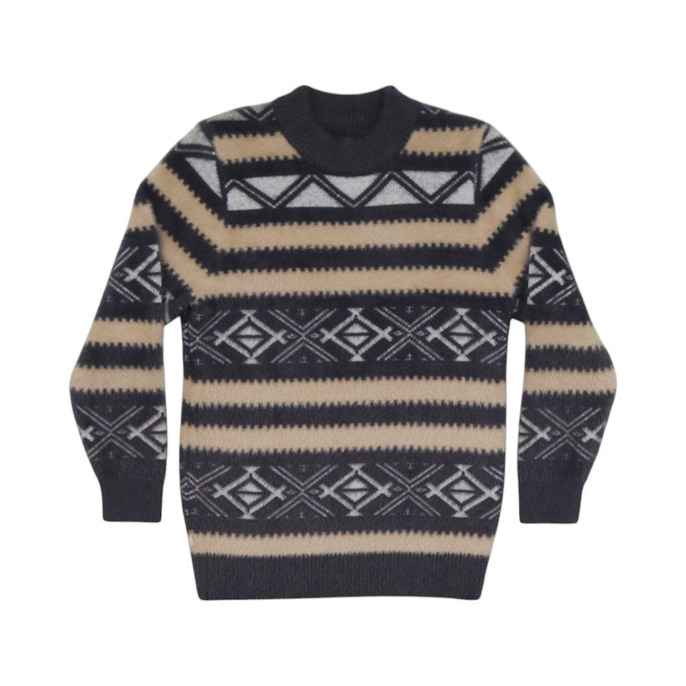BOYS L/S ROUND NECK SWEATER MW-22 8-9 YEAR CHI TN-WH032 Default Title - MamasJan KidsWear