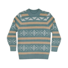 BOYS L/S ROUND NECK SWEATER MW-22 9-10 YEAR CHI TN-WH032 Default Title - MamasJan KidsWear