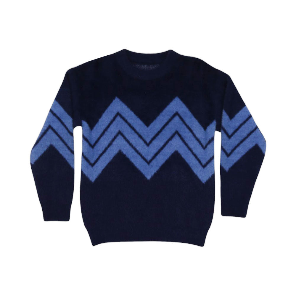 BOYS L/S ROUND NECK SWEATER MW-22 9-10 YEAR CHI TN-625 Default Title - MamasJan KidsWear