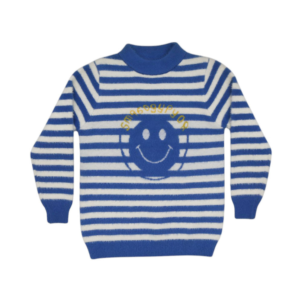 BOYS L/S ROUND NECK SWEATER MW-22 9-10 YEAR CHI TN-8881 Default Title - MamasJan KidsWear