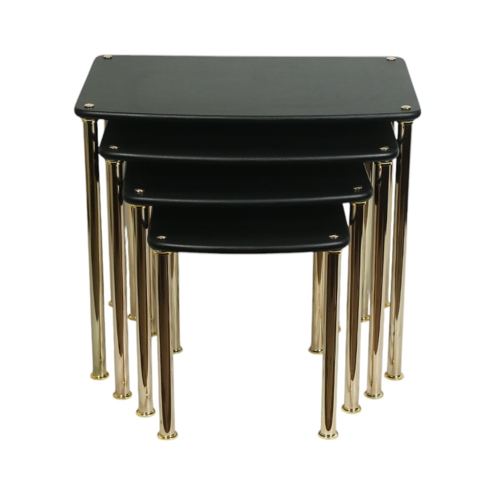 TEABLE SET 4PC BLACK GOLD Default Title - MamasJan s