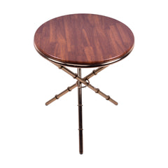 ROUND TABLE GOLDEN ITALIAN STYLE MASA Default Title - MamasJan Household