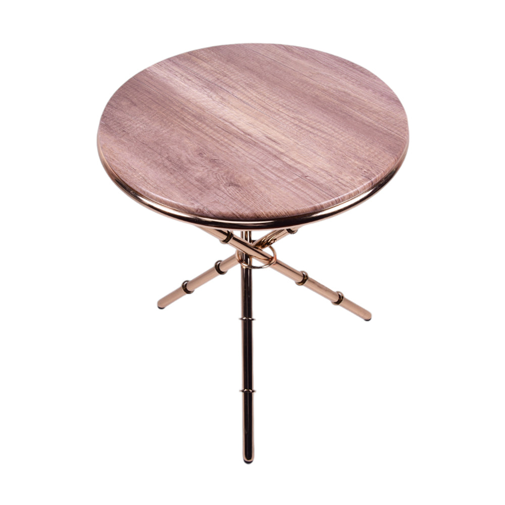 ROUND TABLE GOLDEN ITALIAN STYLE KHAKI Default Title - MamasJan Household