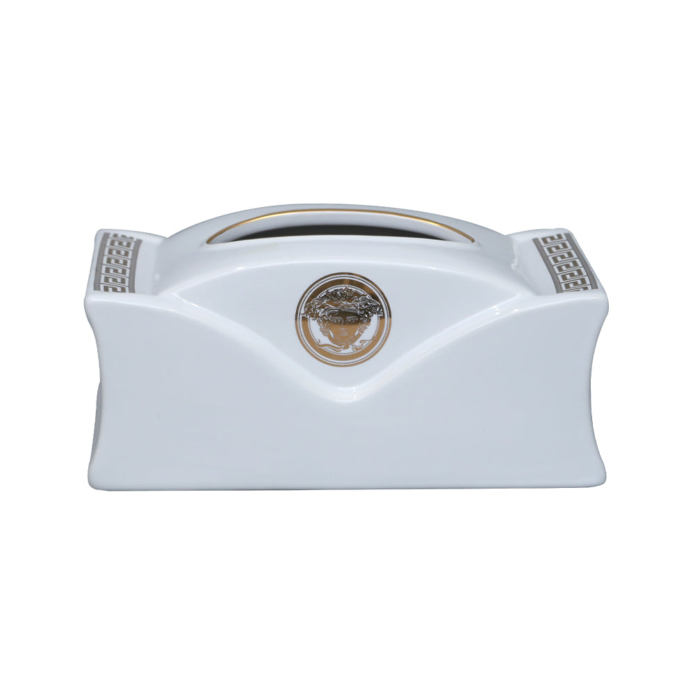 Tissue Box Porcelain Ir Jda7215 Default Title - MamasJan Decoration