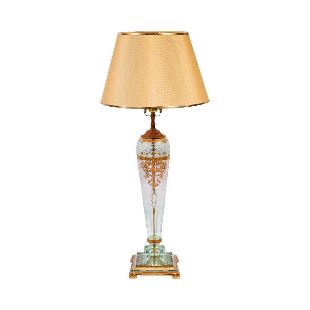 LAMP CRYSTAL BRASS IR E9-L6048-1-W J306-558-2 Default Title - MamasJan Decor